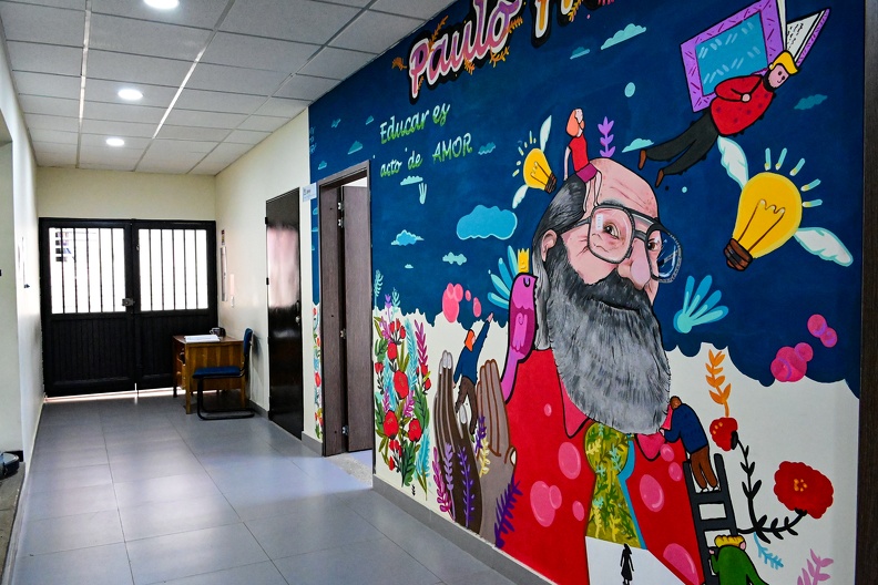 Fotografía Mural Paulo Freire